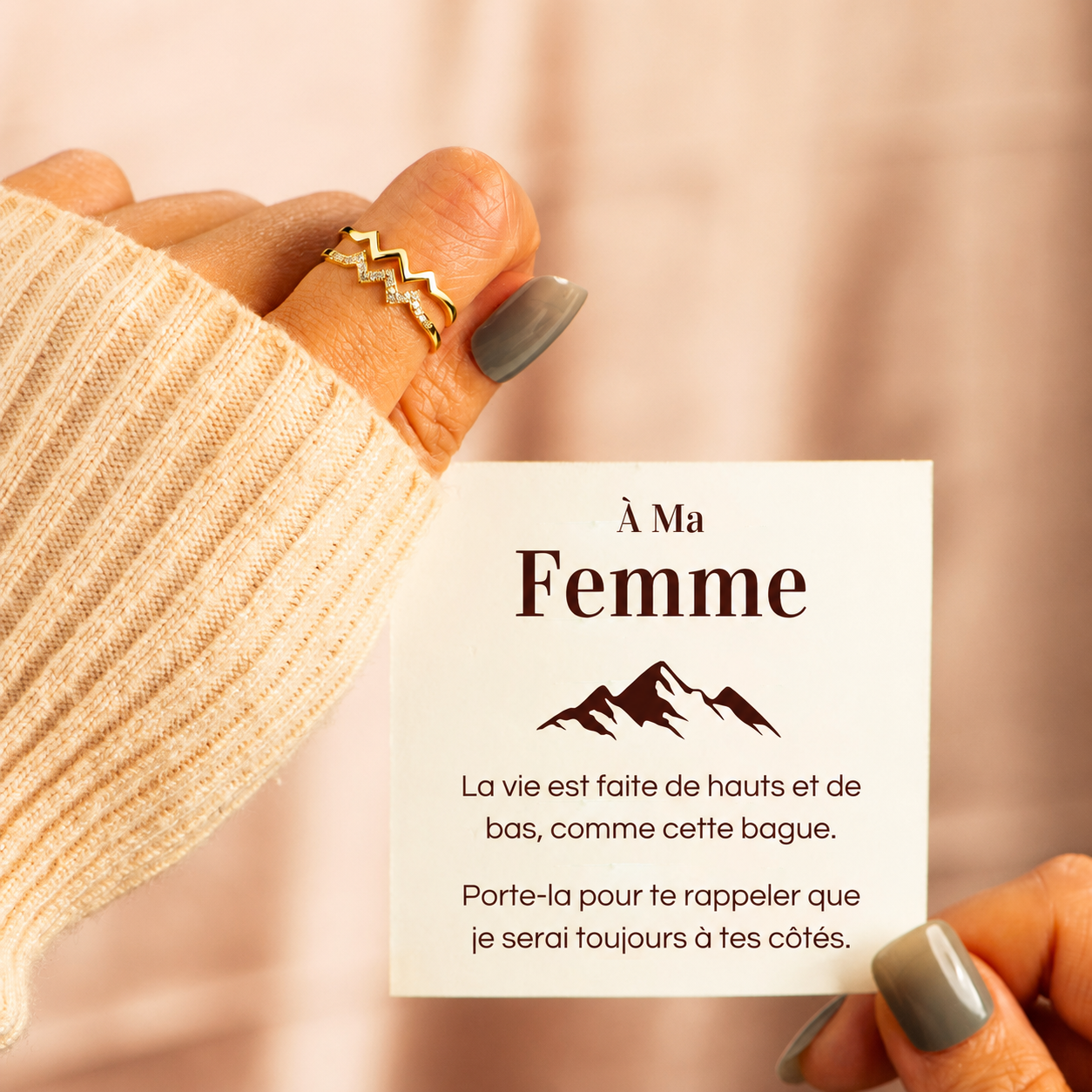 Bague Ondine Ajustable - Dans son coffret (Edition limitée)