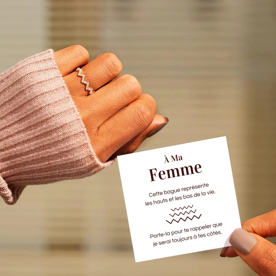 Bague Lumière d'Or - Ajustable - Dans son coffret (Edition limitée)