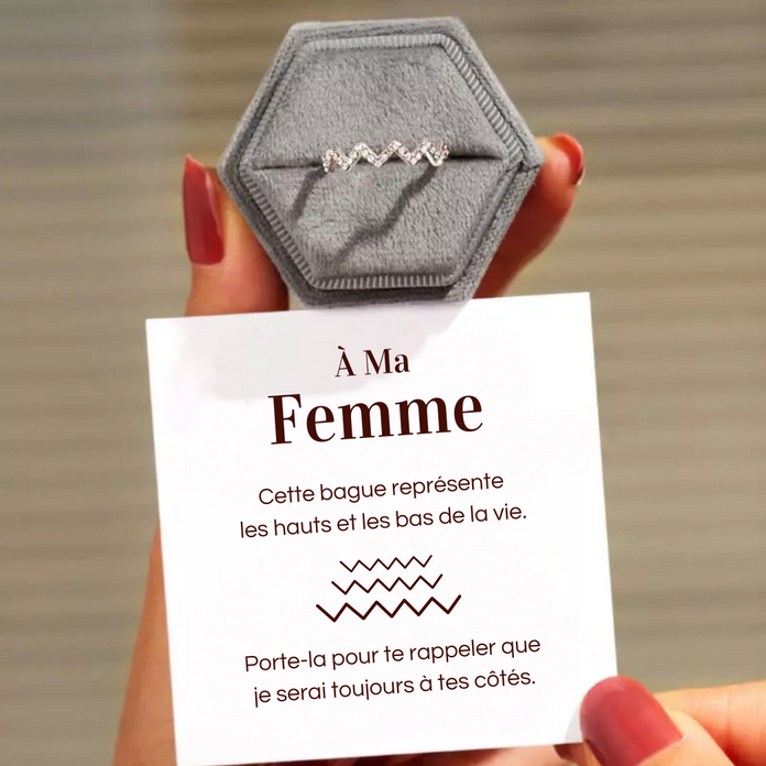 Bague Lumière d'Or - Ajustable - Dans son coffret (Edition limitée)